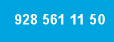 928 561 11 50 928 561 11 50